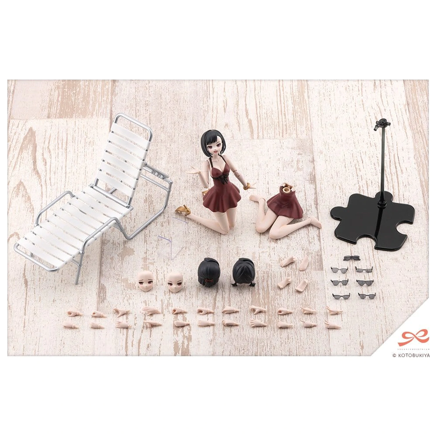 Sousai Shojo Teien Plastični Model Komplet 1/10 Yomi Swim Style 16 cm fotografija izdelka
