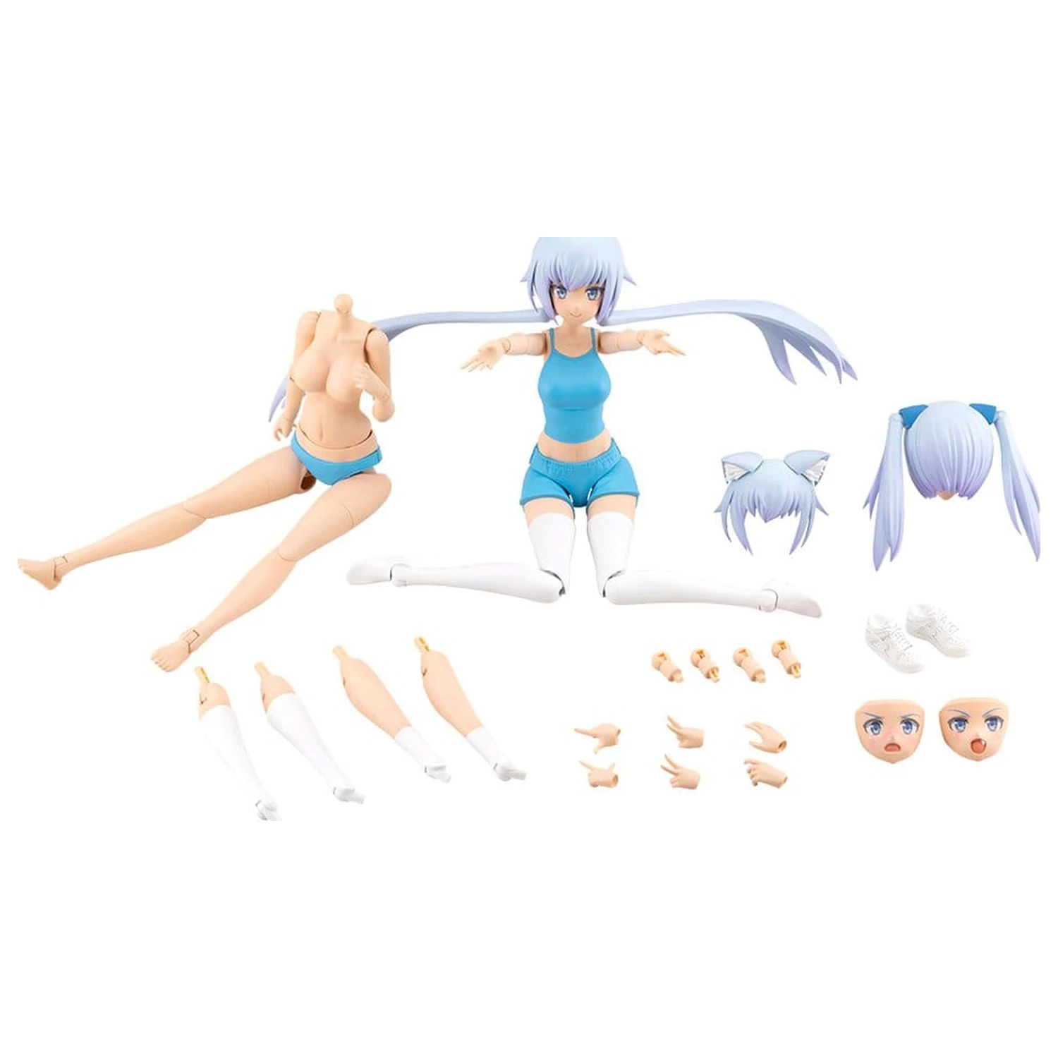 Sousaishojoteien Plastic Model Kit Grand Scale Dress Up Body M with Stylet 25 centimetrov fotografija izdelka