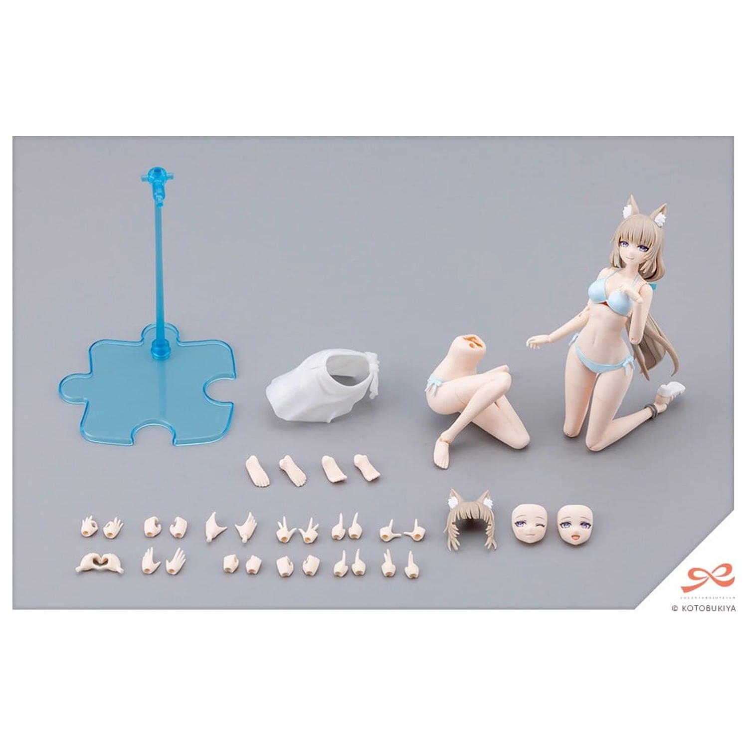 Sousaishojoteien Plastični model 1/10 Animal Ears Emulator Swim Style 17 cm fotografija izdelka