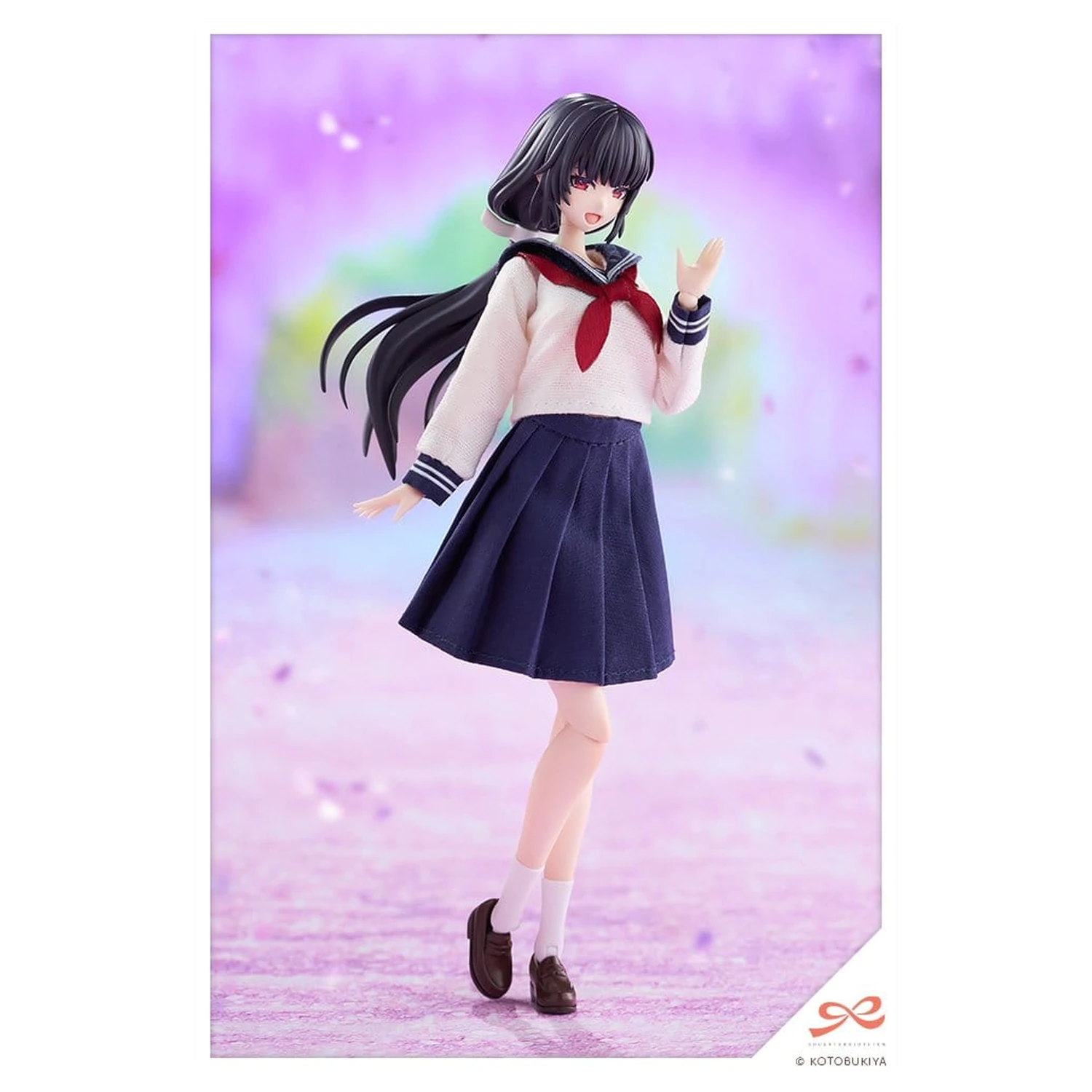 Sousaishojoteien Plastični Model 1/10 Kiru Pla Kuon Yakushiji Touou Srednja Šola Uniforma 16 cm fotografija izdelka