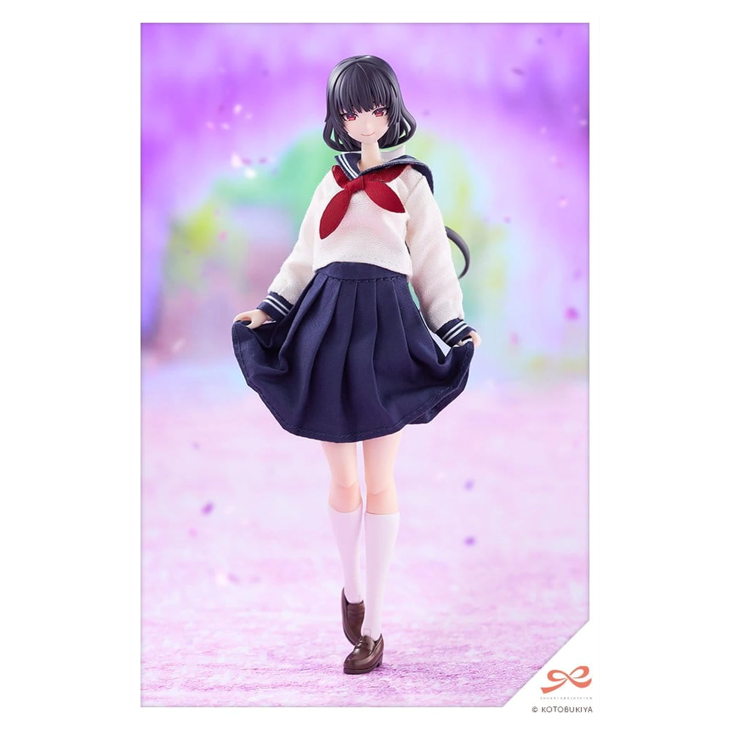 Sousaishojoteien Plastični Model 1/10 Kiru Pla Kuon Yakushiji Touou Srednja Šola Uniforma 16 cm fotografija izdelka