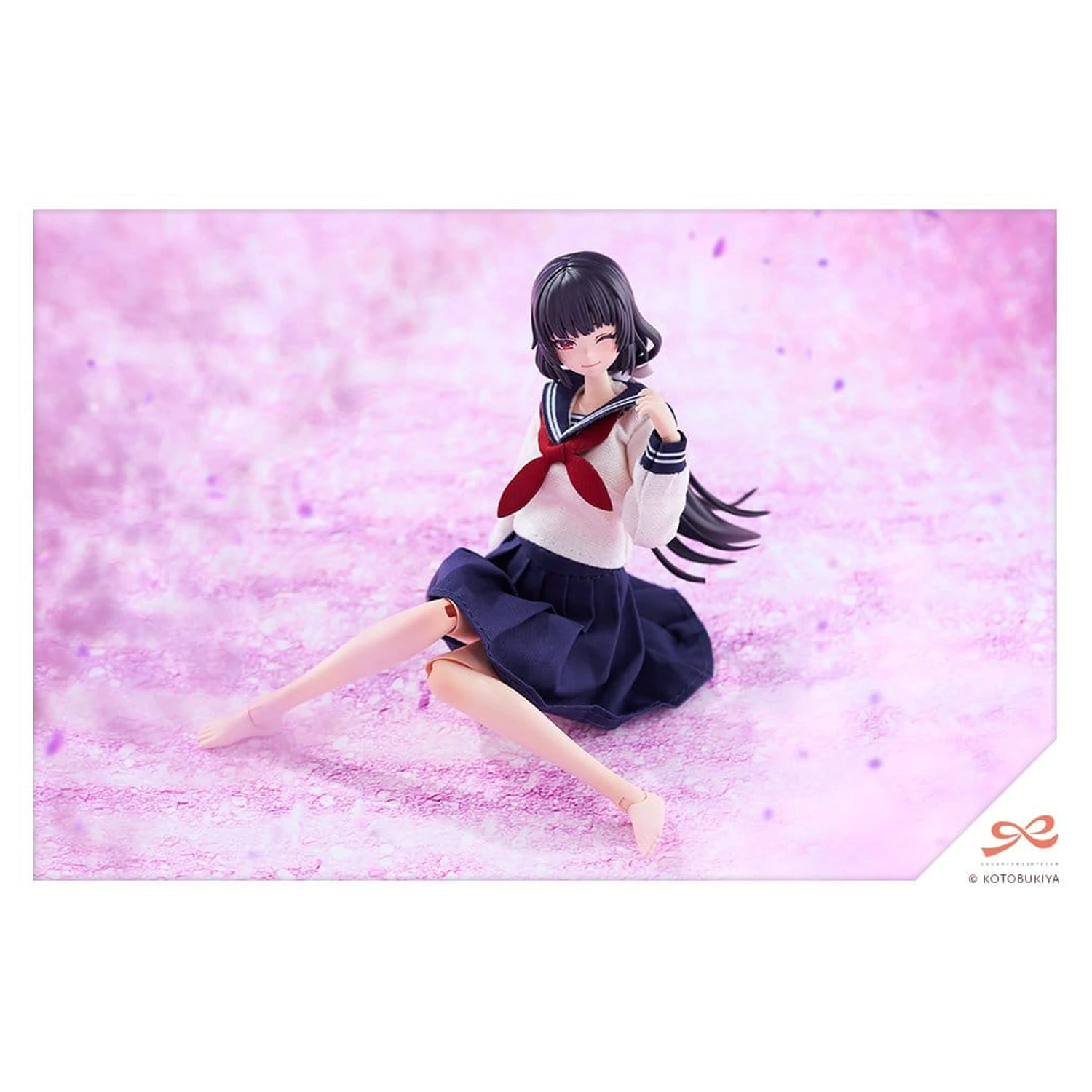 Sousaishojoteien Plastični Model 1/10 Kiru Pla Kuon Yakushiji Touou Srednja Šola Uniforma 16 cm fotografija izdelka
