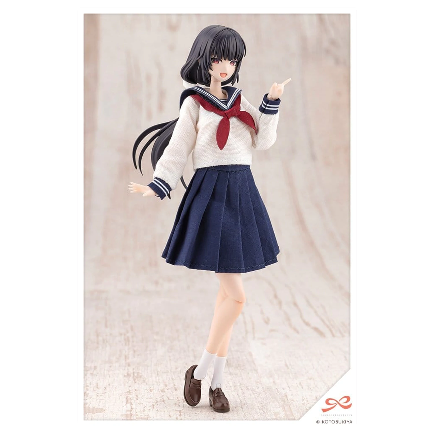 Sousaishojoteien Plastični Model 1/10 Kiru Pla Kuon Yakushiji Touou Srednja Šola Uniforma 16 cm fotografija izdelka