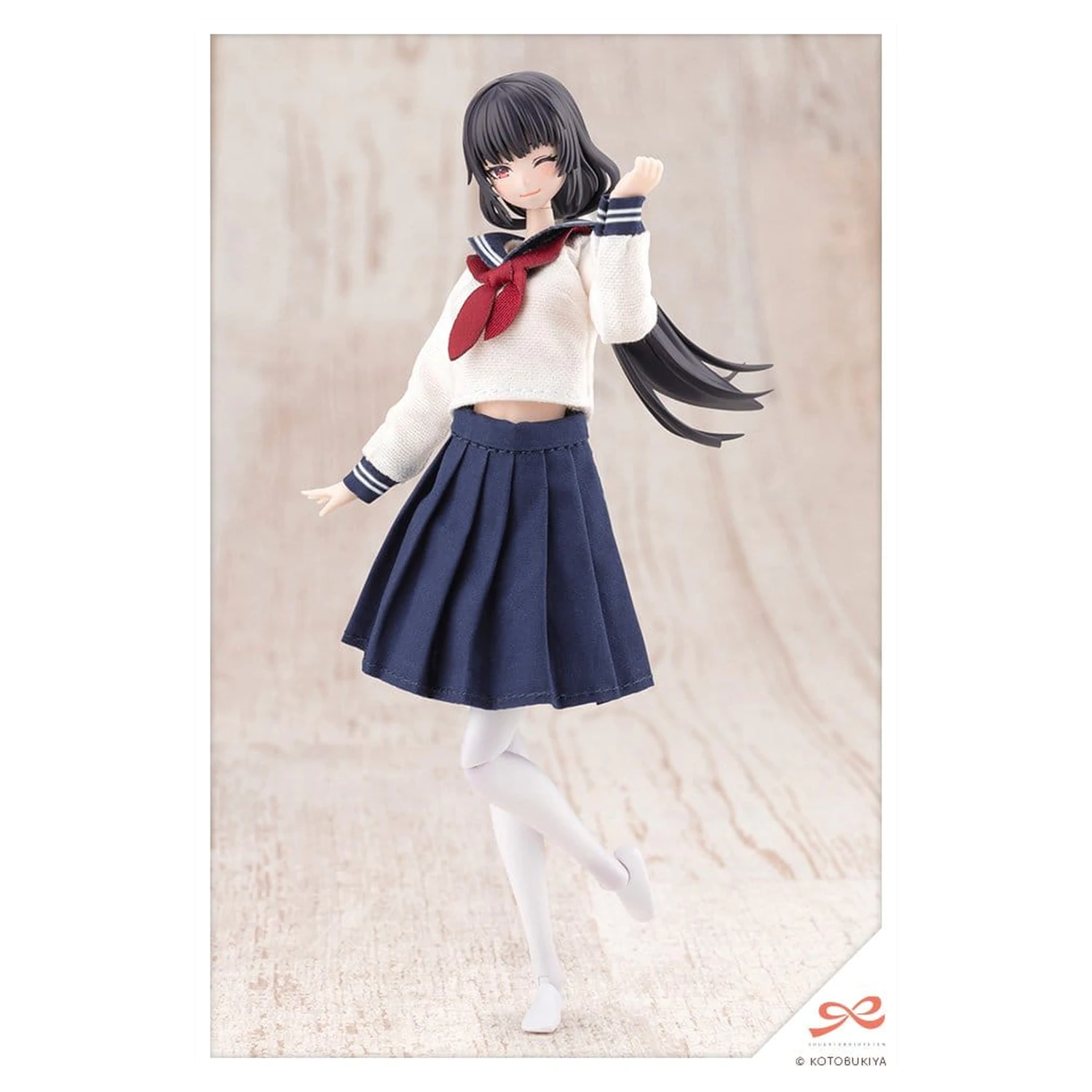 Sousaishojoteien Plastični Model 1/10 Kiru Pla Kuon Yakushiji Touou Srednja Šola Uniforma 16 cm fotografija izdelka