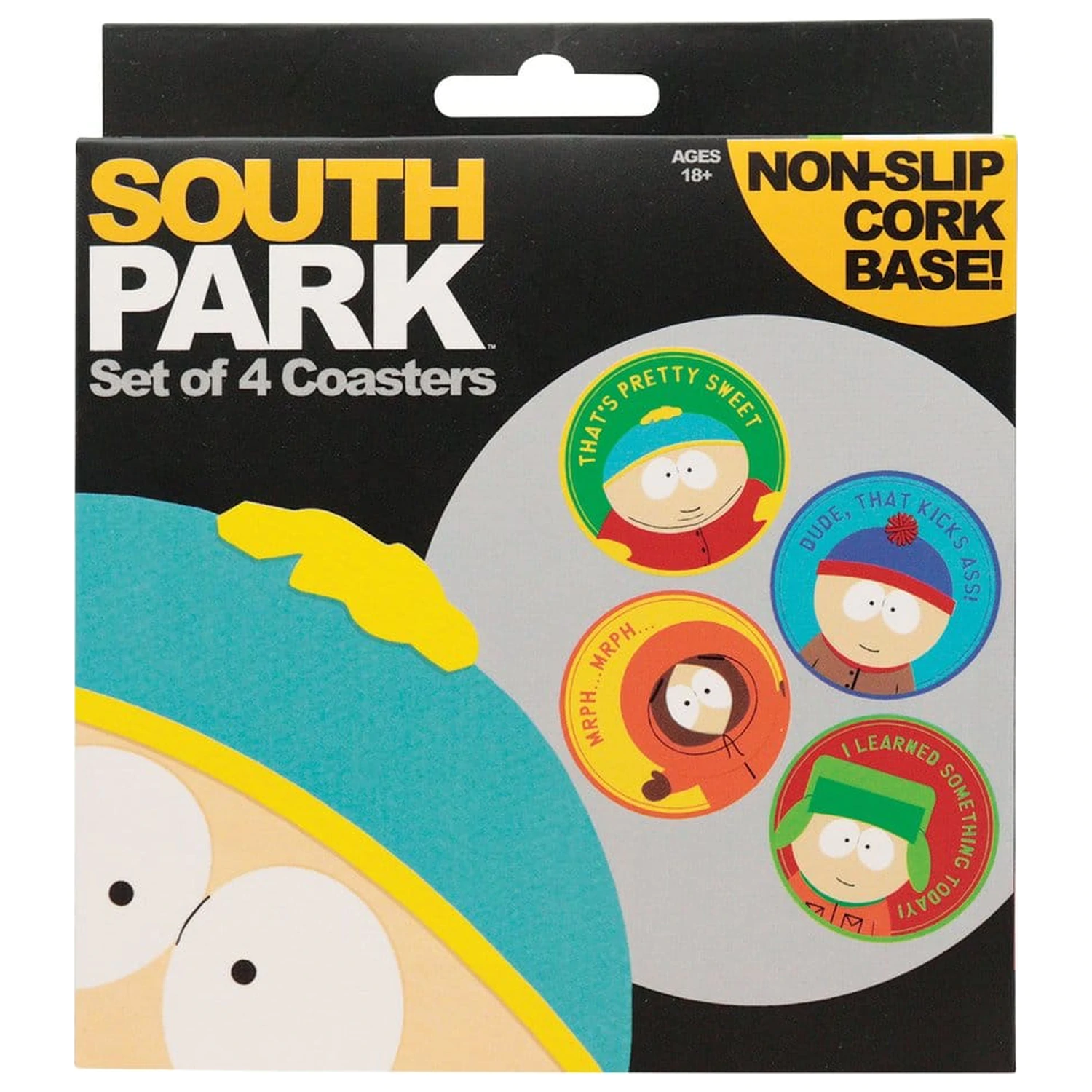 South Park Podstavki za kozarce, 4-paket fotografija izdelka