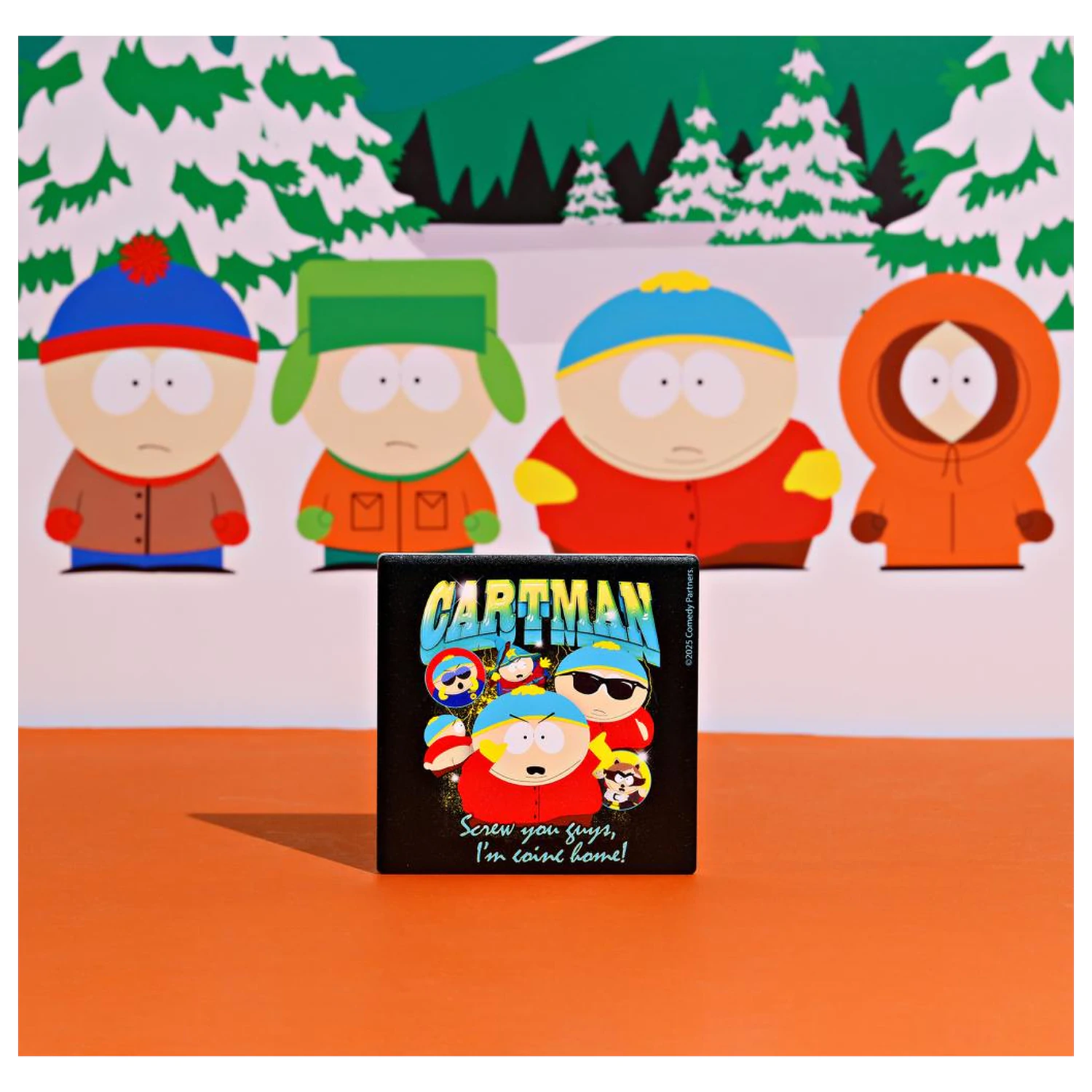 South Park Cartman keramični kvadratni podstavek za kozarce fotografija izdelka