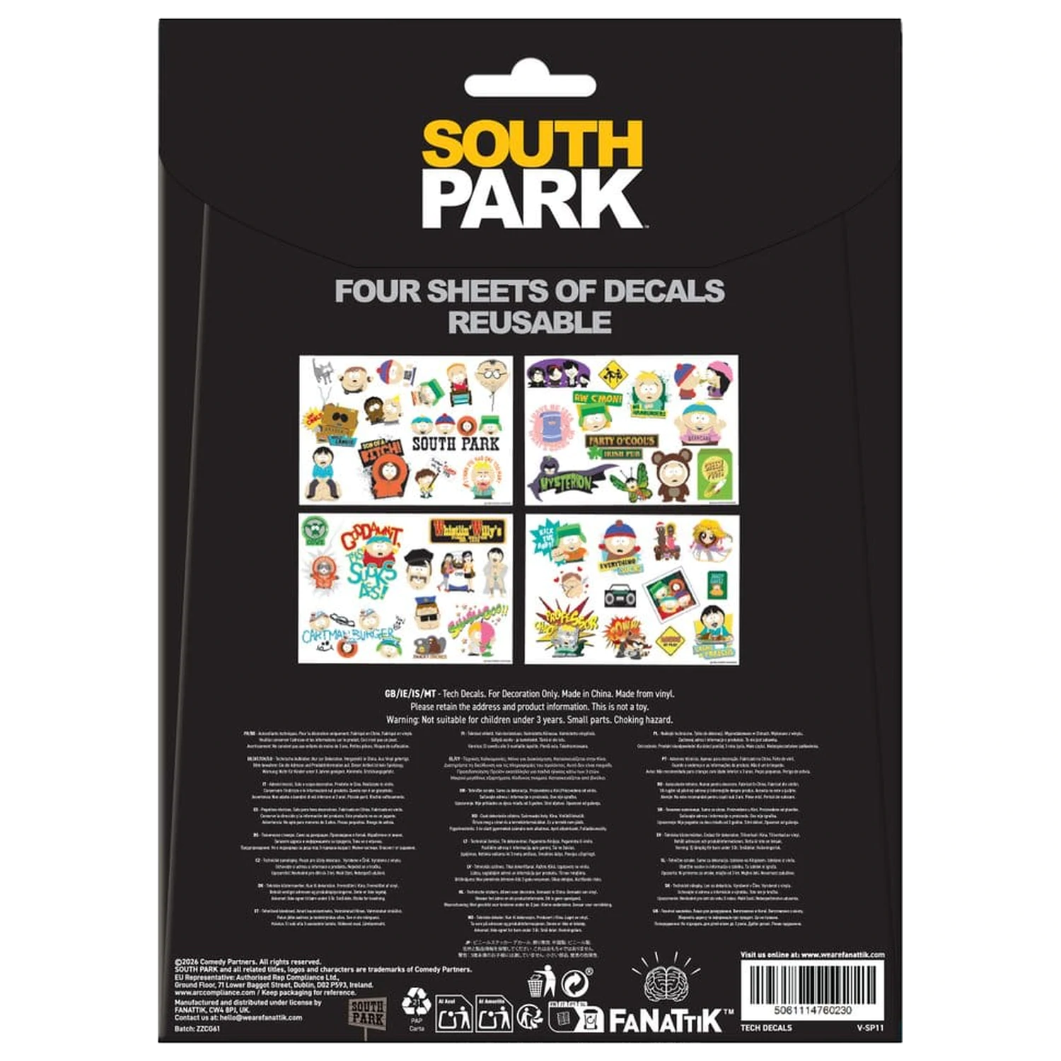 South Park Tech paket nalepk fotografija izdelka