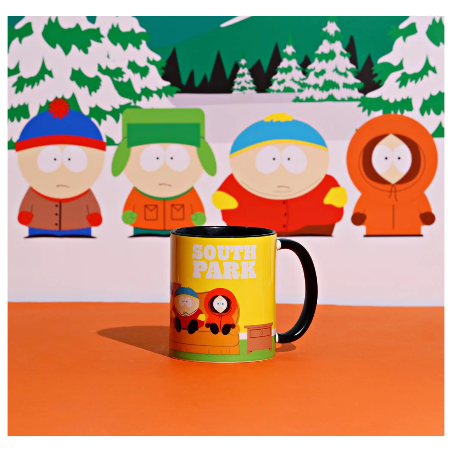 South Park Watching TV notranje obarvan lonček 325ml fotografija izdelka