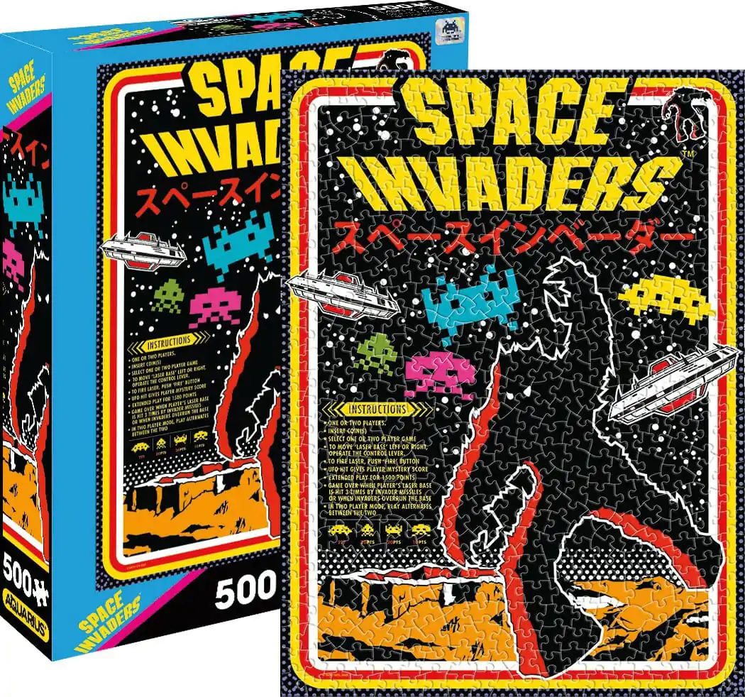 Space Invaders sestavljanka (500 kosov) fotografija izdelka
