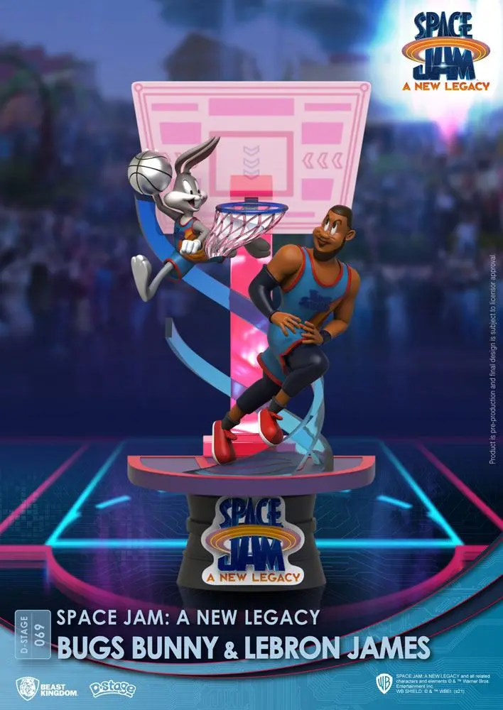 Space Jam: A New Legacy D-Stage PVC diorama Bugs Bunny & Lebron James New Version 15 cm fotografija izdelka