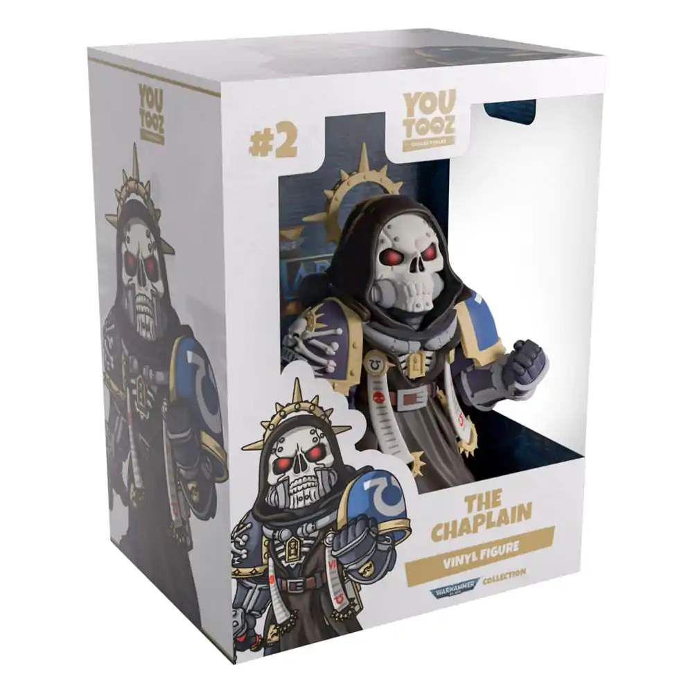 Space Marine 2 vinilna figura The Chaplain 13 cm fotografija izdelka