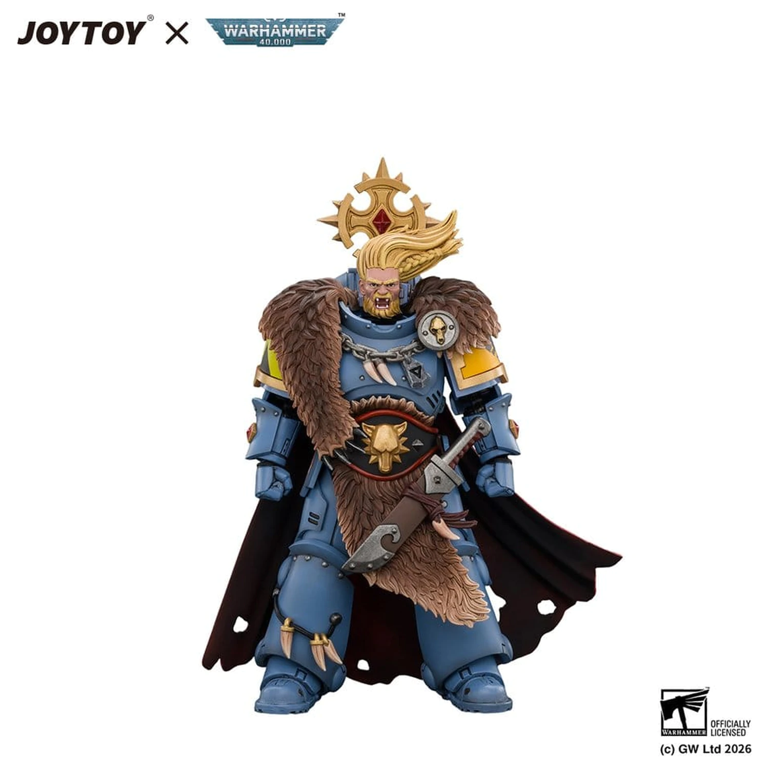 Space Marine Action Figure Space Wolves Wolf Guard Battle Leader 12 cm fotografija izdelka