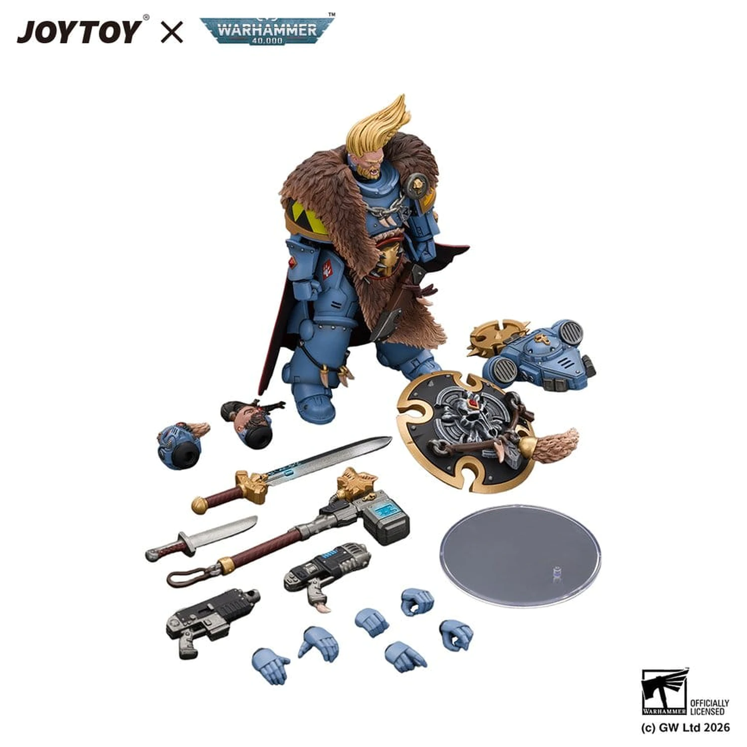 Space Marine Action Figure Space Wolves Wolf Guard Battle Leader 12 cm fotografija izdelka