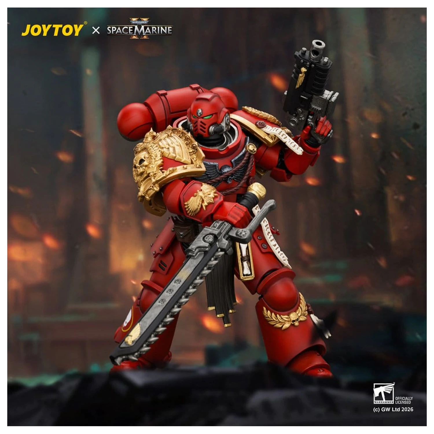 Space Marine Game Edition akcijska figura Blood Angels Veteran 12 cm fotografija izdelka