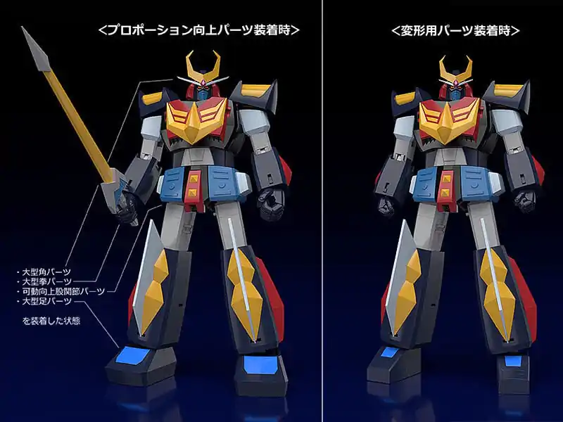 Space Warrior Baldios Moderoid Komplet plastičnih modelov Baldios 18 cm fotografija izdelka