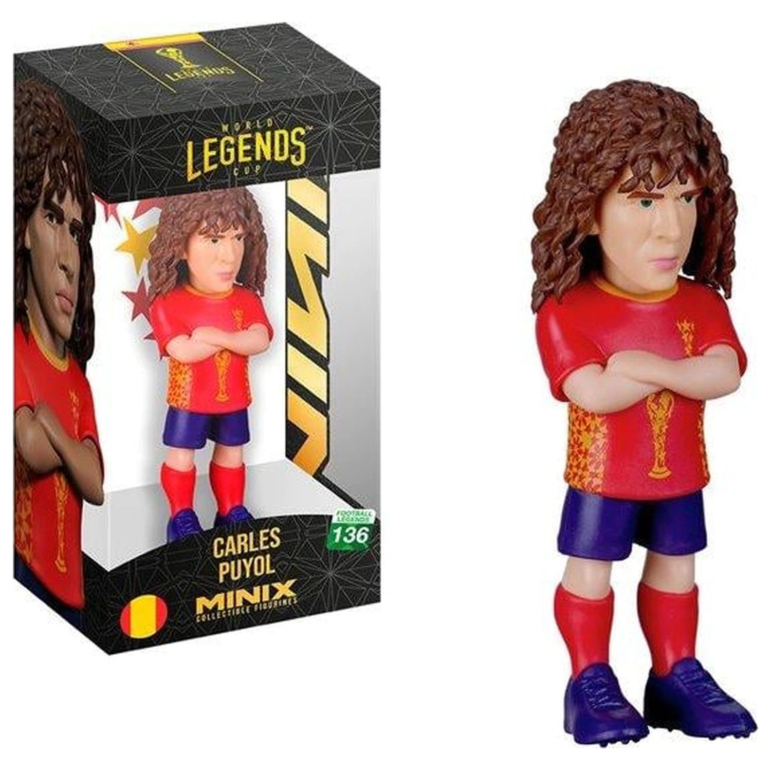 Španija Puyol Figura Minix World Legends Pokal 12 cm fotografija izdelka