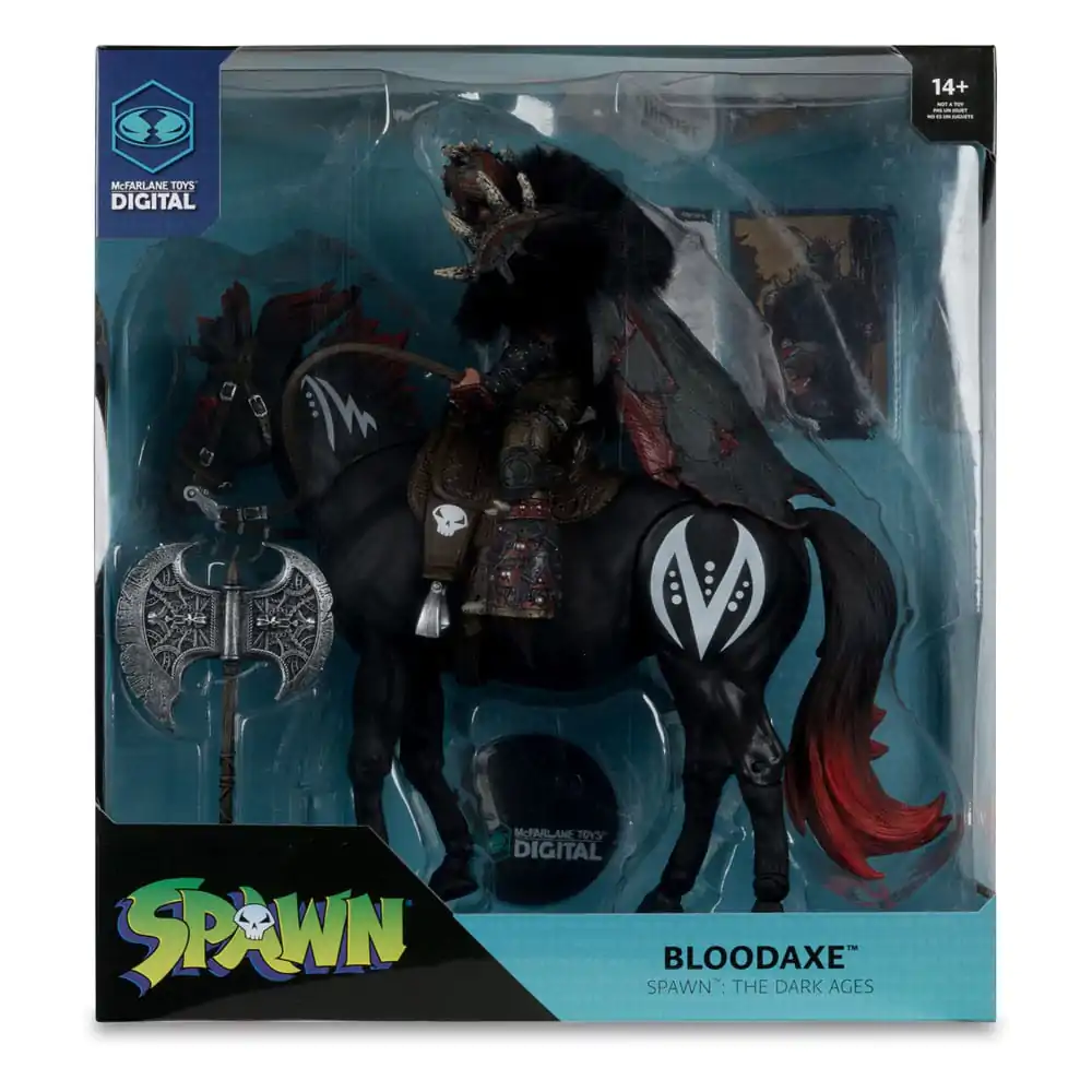 Spawn akcijska figura, set 2 figur Bloodaxe s konjem (Spawn: The Dark Ages) 18 cm fotografija izdelka