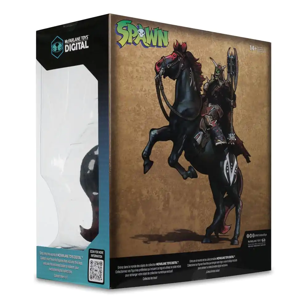 Spawn akcijska figura, set 2 figur Bloodaxe s konjem (Spawn: The Dark Ages) 18 cm fotografija izdelka