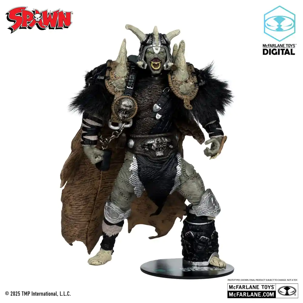 Spawn Akcijska figura Bloodaxe with Horse (Spawn: The Dark Ages) (McFarlane Toys 30th Anniversary) (Gold Label) 18 cm fotografija izdelka