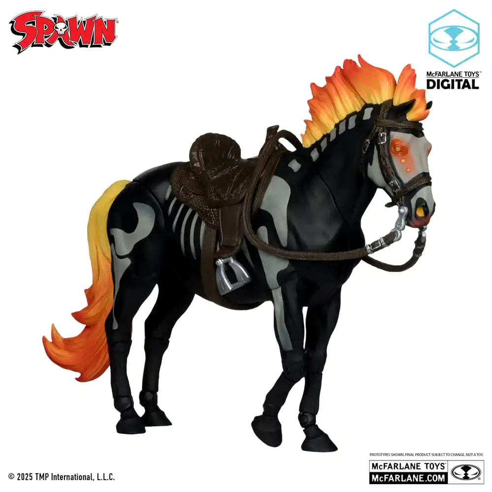 Spawn Akcijska figura Bloodaxe with Horse (Spawn: The Dark Ages) (McFarlane Toys 30th Anniversary) (Gold Label) 18 cm fotografija izdelka