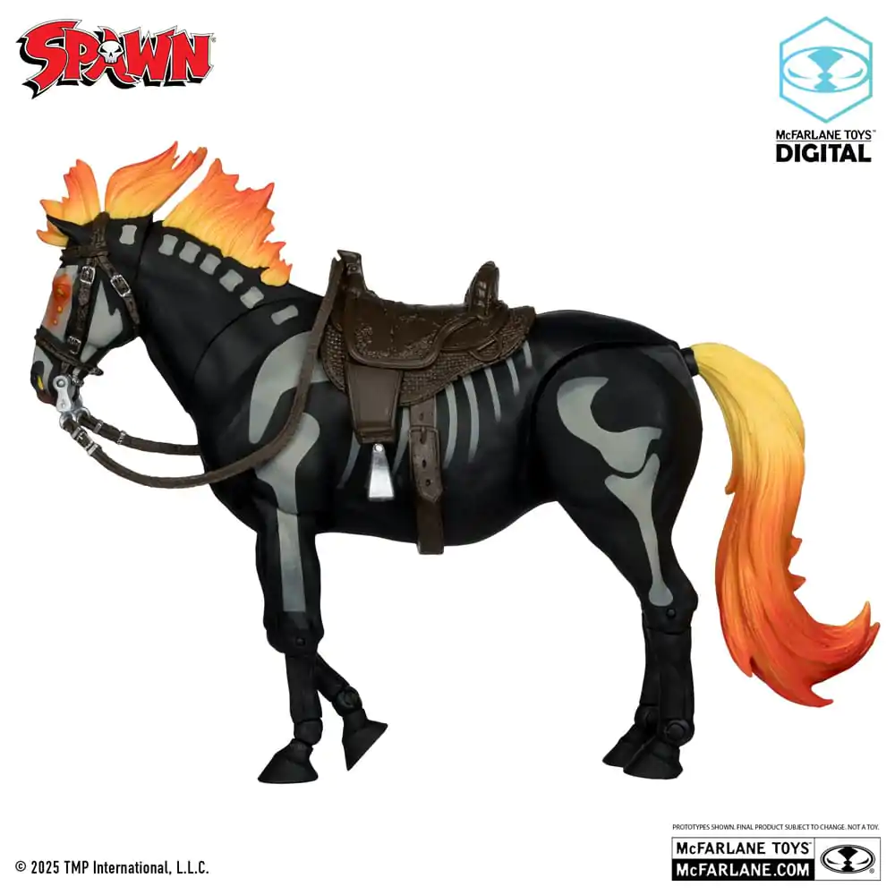 Spawn Akcijska figura Bloodaxe with Horse (Spawn: The Dark Ages) (McFarlane Toys 30th Anniversary) (Gold Label) 18 cm fotografija izdelka