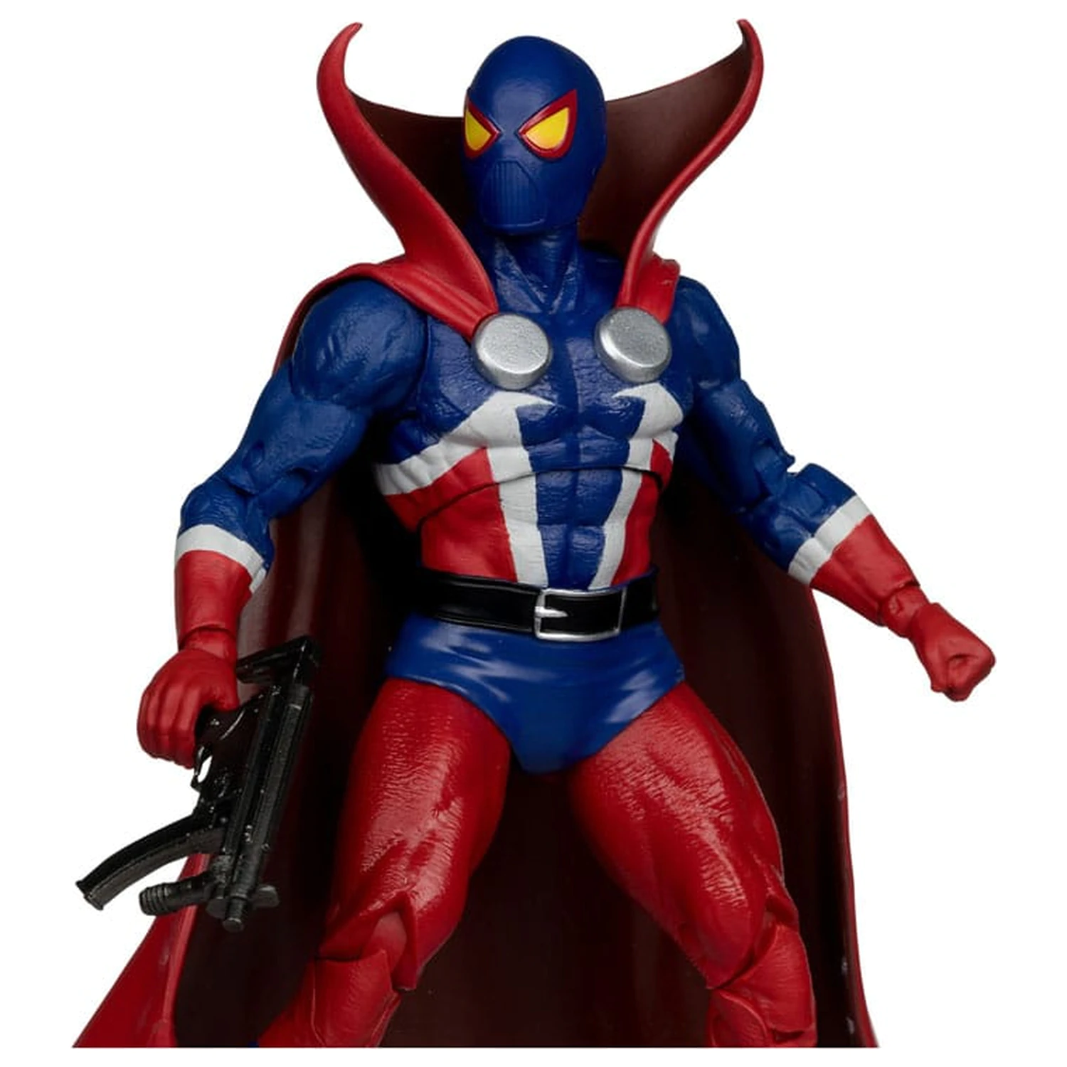 Spawn Page Punchers akcijska figura Spawn 1977 rdeč in moder (Chase) rdeča Platinum izdaja 18 cm fotografija izdelka