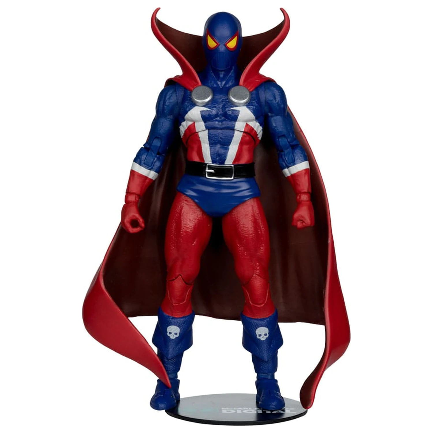 Spawn Page Punchers akcijska figura Spawn 1977 rdeč in moder (Chase) rdeča Platinum izdaja 18 cm fotografija izdelka