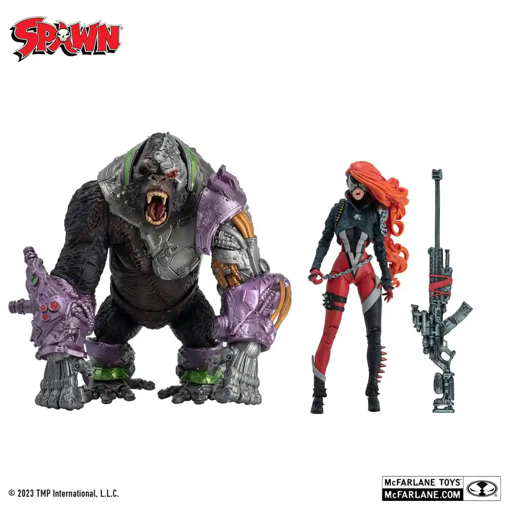 Spawn akcijske figure paket 2 She Spawn & Cygor (Gold Label) 18 cm fotografija izdelka