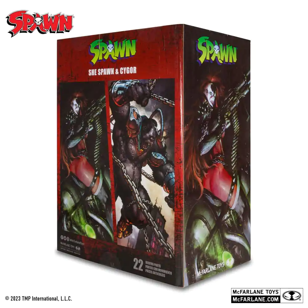 Spawn akcijske figure paket 2 She Spawn & Cygor (Gold Label) 18 cm fotografija izdelka