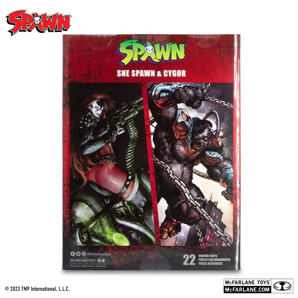 Spawn akcijske figure paket 2 She Spawn & Cygor (Gold Label) 18 cm fotografija izdelka
