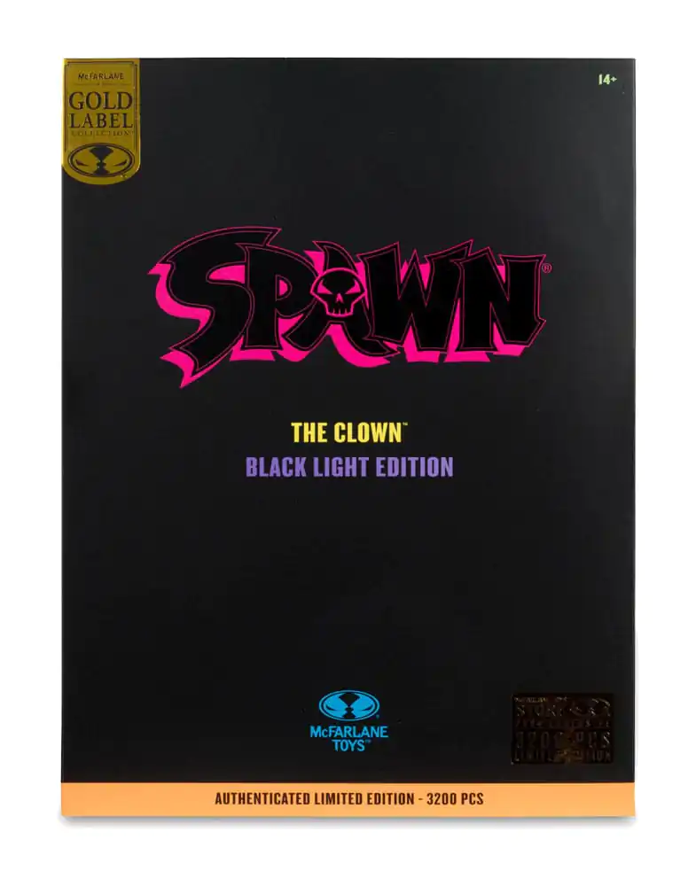 Akcijska figura Spawn The Clown (Black Light Edition) (Gold Label) 30 cm fotografija izdelka