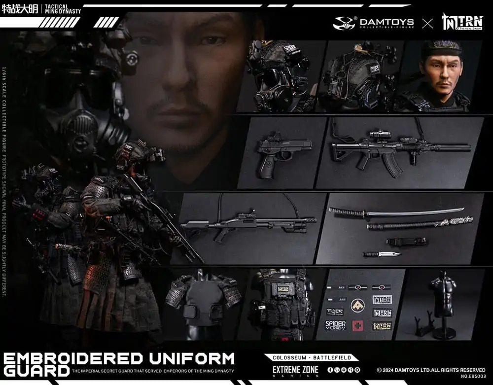 Special Warfare Ming Dynasty Extreme Zone akcijska figura 1/6 Jinyiwei 28 cm fotografija izdelka