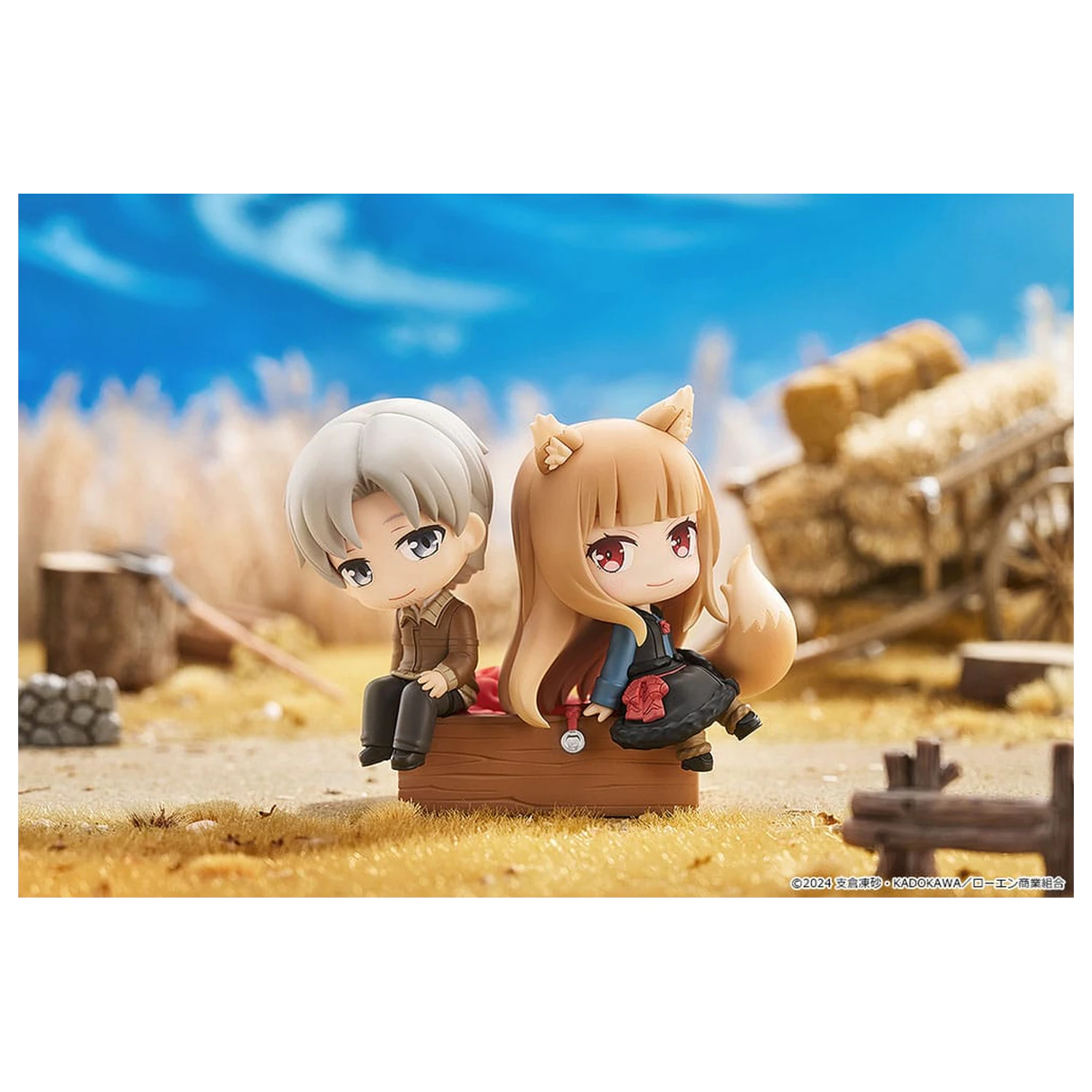 Spice and Wolf: Merchant Meets the Wise Wolf Mini Memory Mini figura Lawrence & Holo 8 cm fotografija izdelka