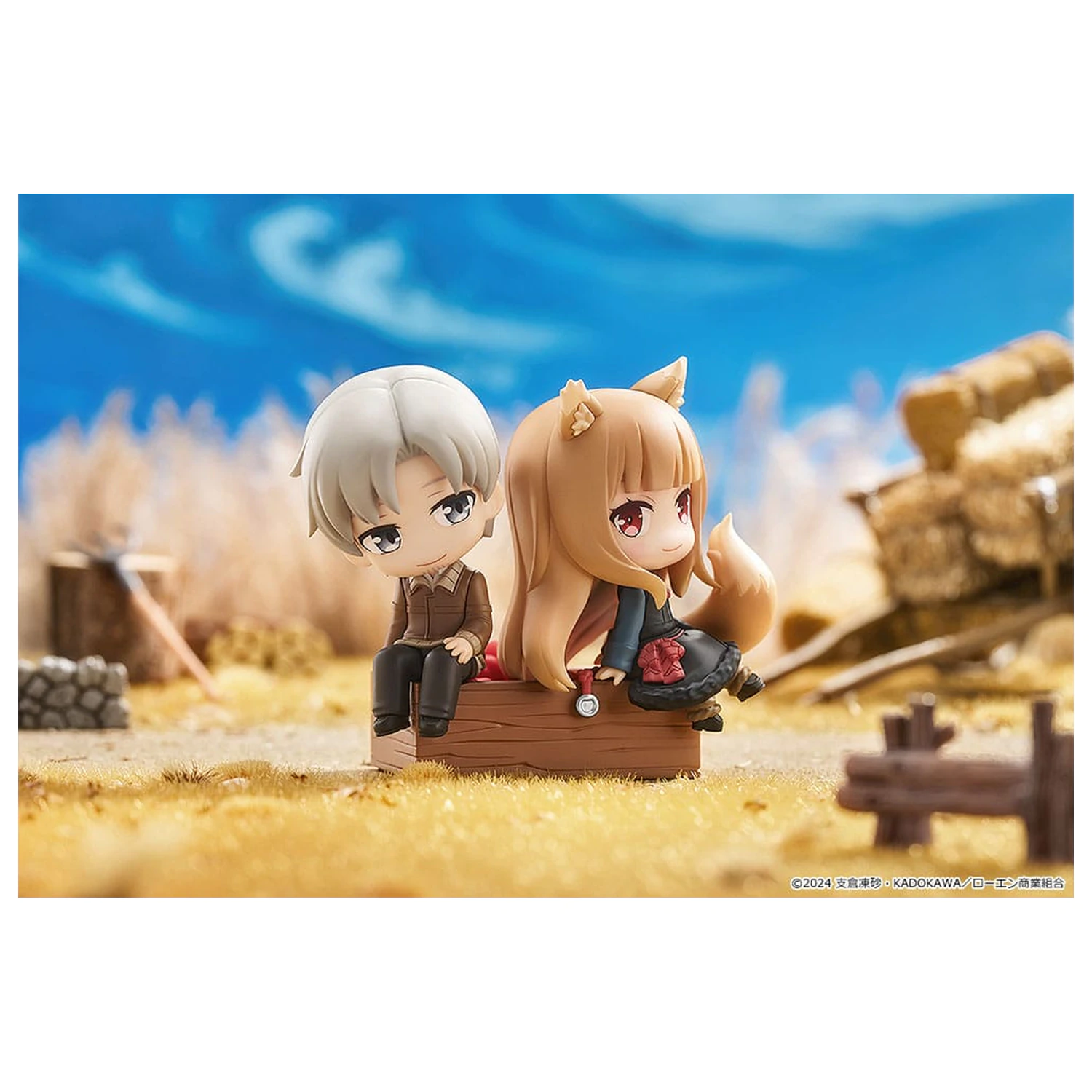 Spice and Wolf: Merchant Meets the Wise Wolf Mini Memory Mini figura Lawrence & Holo 8 cm fotografija izdelka