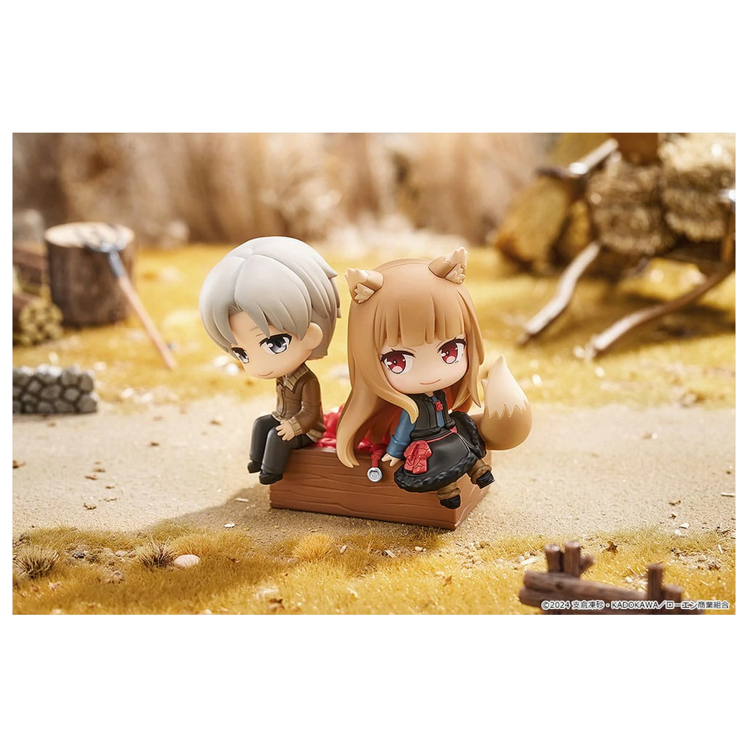 Spice and Wolf: Merchant Meets the Wise Wolf Mini Memory Mini figura Lawrence & Holo 8 cm fotografija izdelka