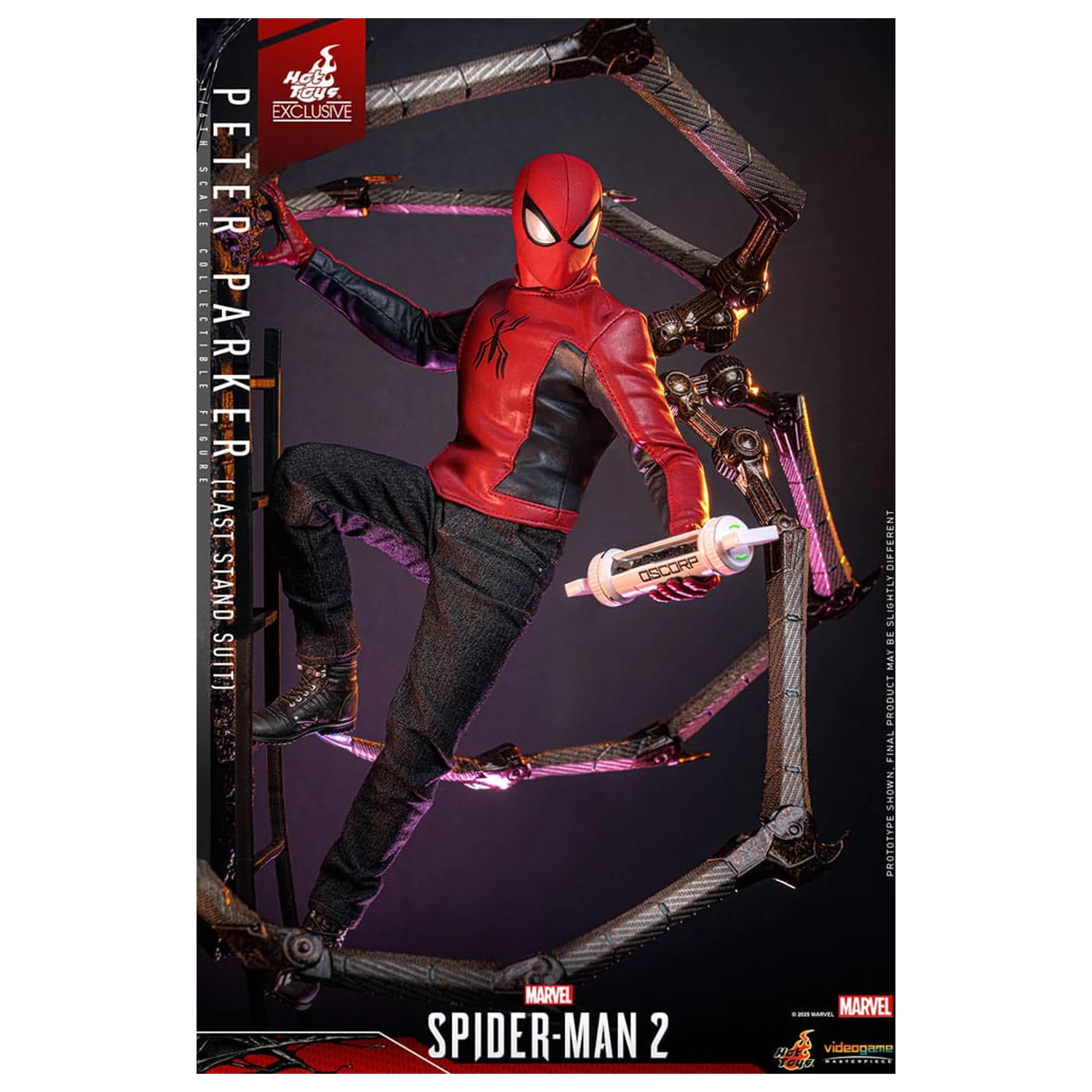 Spider-Man 2 akcijska figura 1/6 Peter Parker (Last Stand Suit) Hot Toys Exclusive 30 cm fotografija izdelka