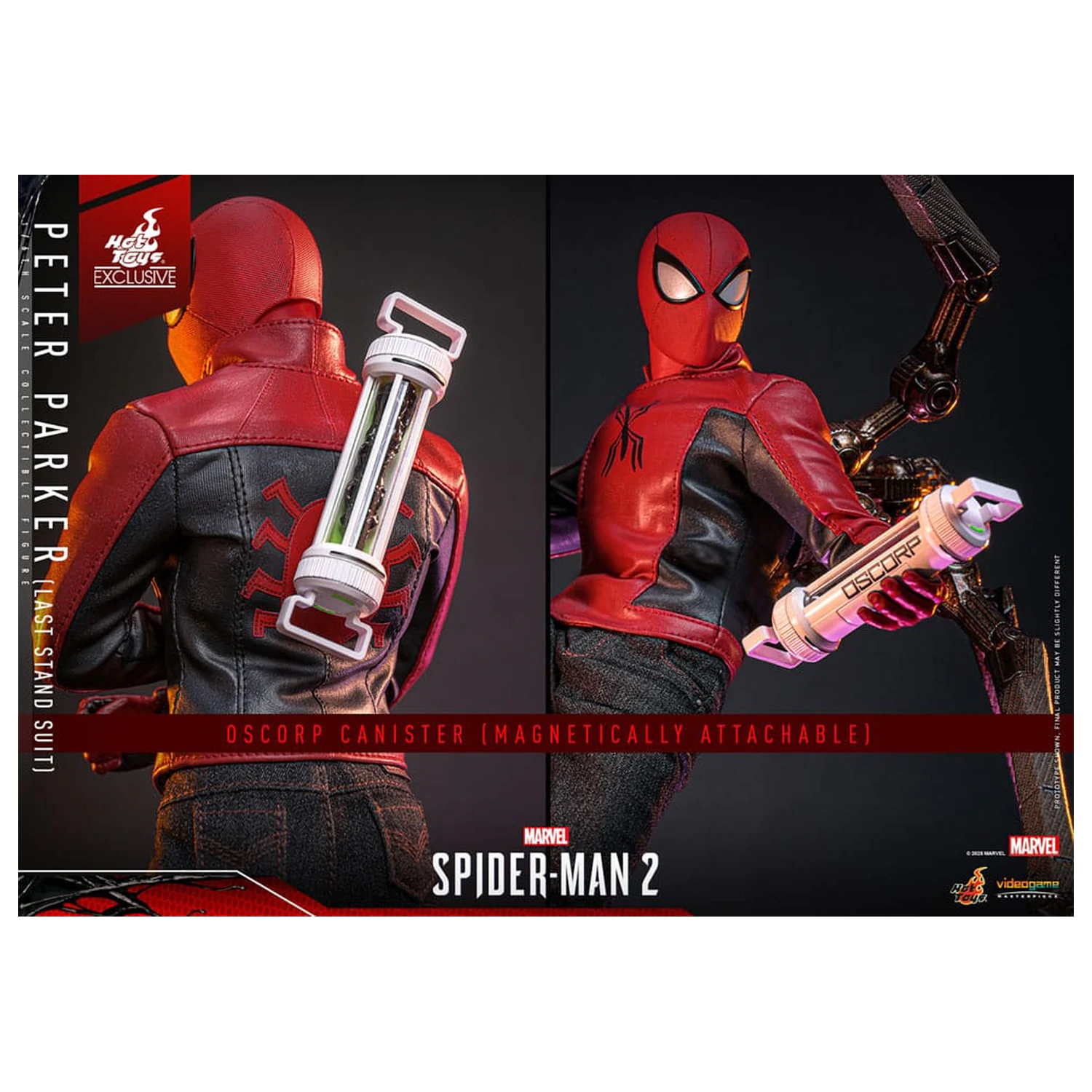 Spider-Man 2 akcijska figura 1/6 Peter Parker (Last Stand Suit) Hot Toys Exclusive 30 cm fotografija izdelka