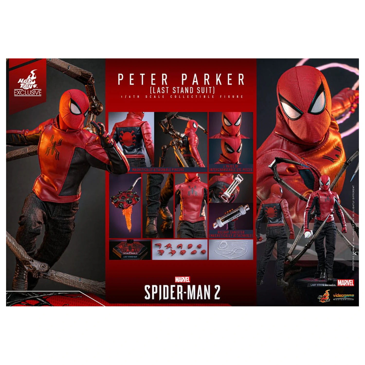 Spider-Man 2 akcijska figura 1/6 Peter Parker (Last Stand Suit) Hot Toys Exclusive 30 cm fotografija izdelka