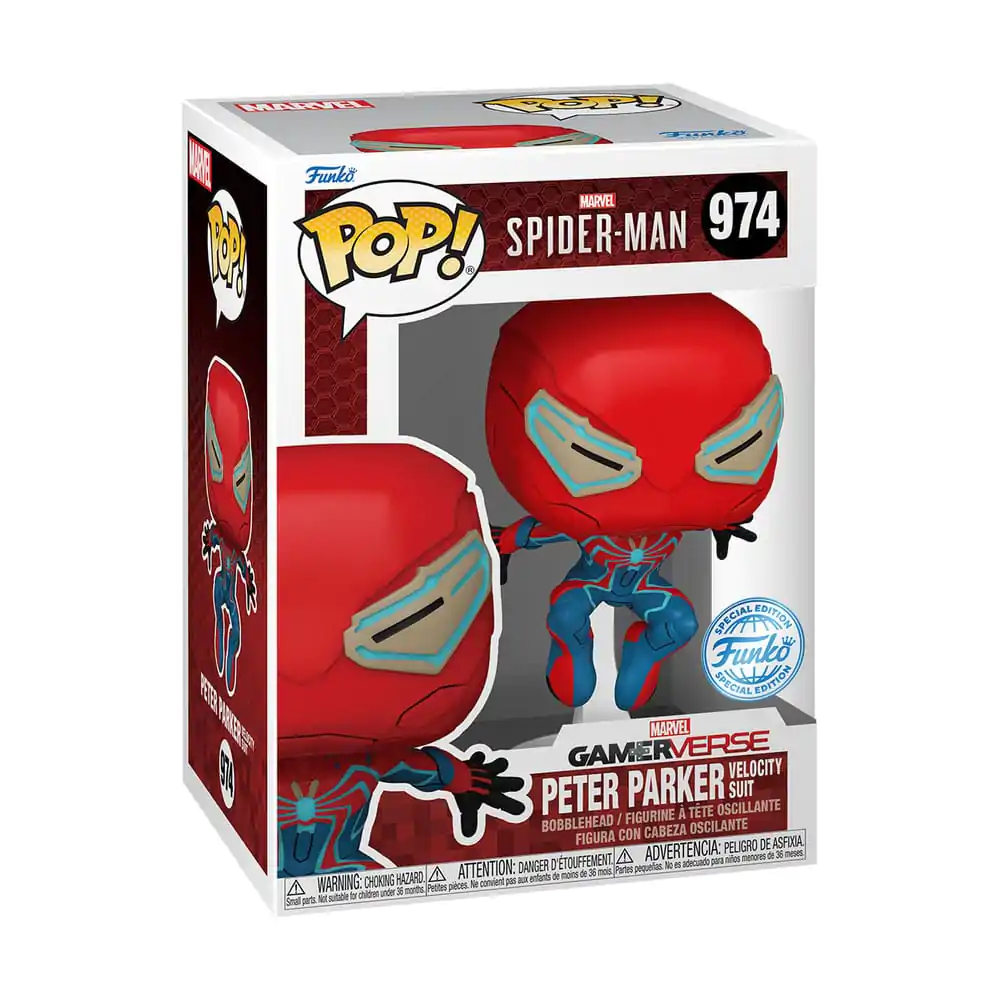 Spider-Man 2 Funko POP! Games Vinyl figurica Velocity Suit Exclusive 9 cm fotografija izdelka