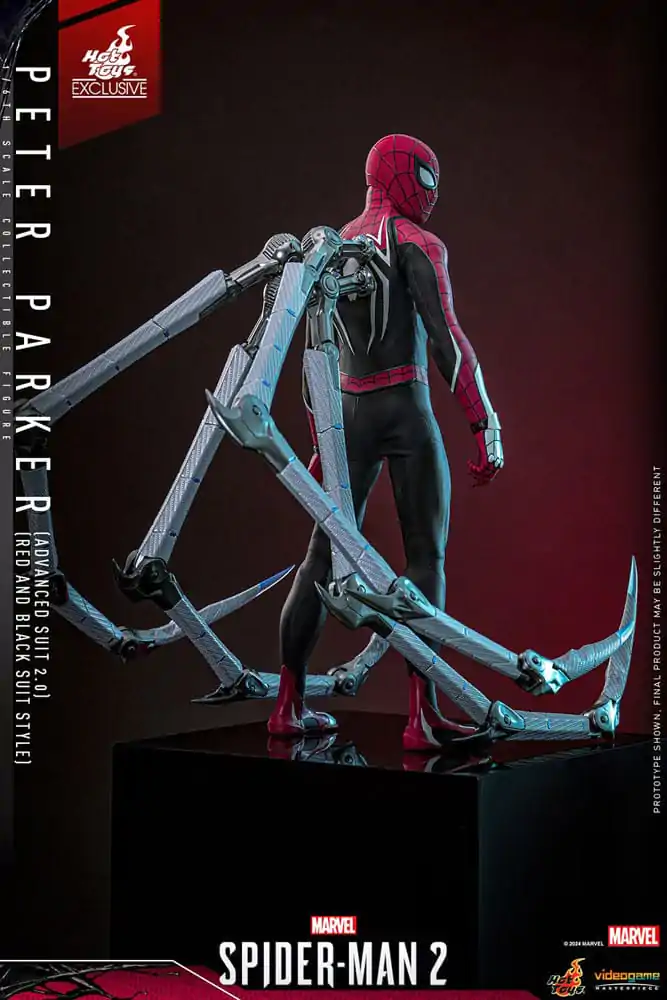 Spider-Man 2 Video Game Masterpiece Akcijska figura 1/6 Peter Parker (Advanced Suit 2.0) (Red and Black Suit Style) 30 cm fotografija izdelka