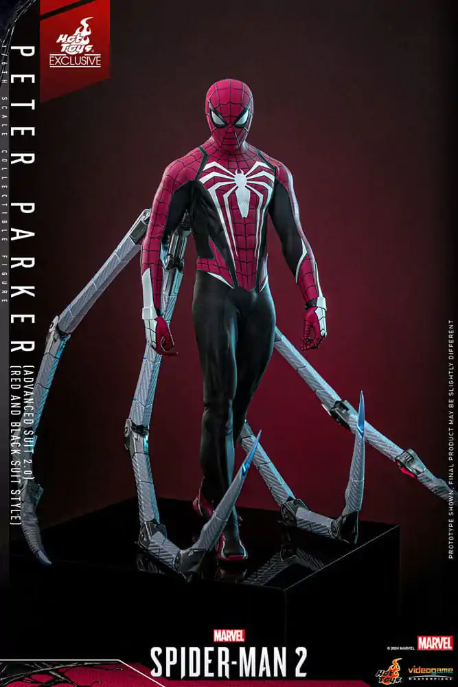 Spider-Man 2 Video Game Masterpiece Akcijska figura 1/6 Peter Parker (Advanced Suit 2.0) (Red and Black Suit Style) 30 cm fotografija izdelka