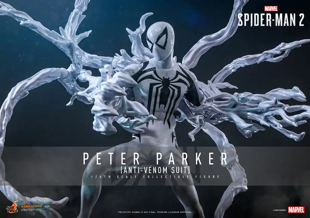 Spider-Man 2 Video Game Masterpiece akcijska figura 1/6 Peter Parker (Anti-Venom Suit) 30 cm fotografija izdelka