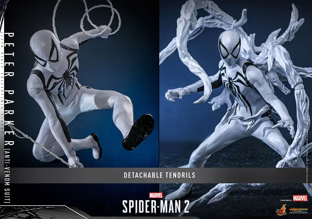 Spider-Man 2 Video Game Masterpiece akcijska figura 1/6 Peter Parker (Anti-Venom Suit) 30 cm fotografija izdelka