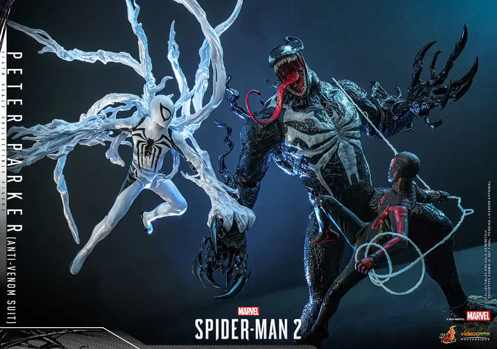 Spider-Man 2 Video Game Masterpiece akcijska figura 1/6 Peter Parker (Anti-Venom Suit) 30 cm fotografija izdelka