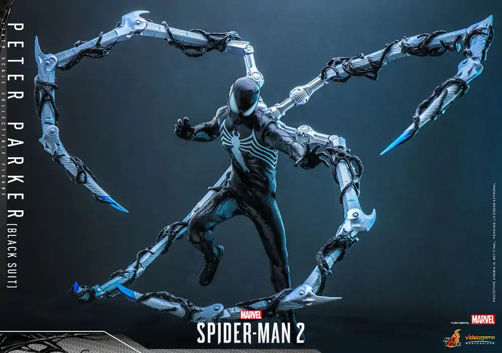 Spider-Man 2 Video Game Masterpiece akcijska figura 1/6 Peter Parker (Black Suit) 30 cm fotografija izdelka