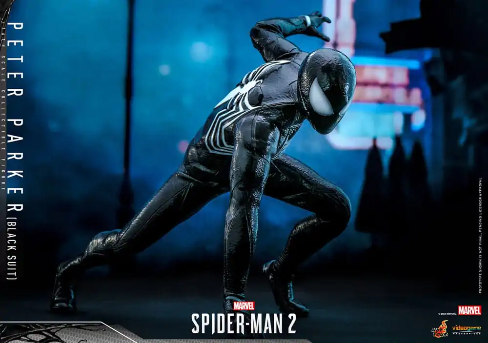 Spider-Man 2 Video Game Masterpiece akcijska figura 1/6 Peter Parker (Black Suit) 30 cm fotografija izdelka