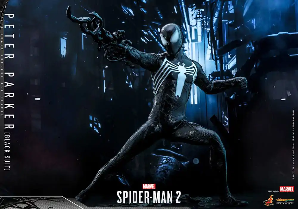 Spider-Man 2 Video Game Masterpiece akcijska figura 1/6 Peter Parker (Black Suit) 30 cm fotografija izdelka