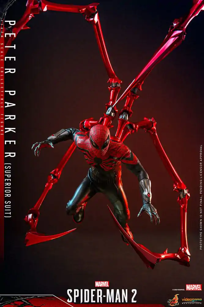 Spider-Man 2 Video Game Masterpiece akcijska figura 1/6 Peter Parker (Superior Suit) 30 cm fotografija izdelka