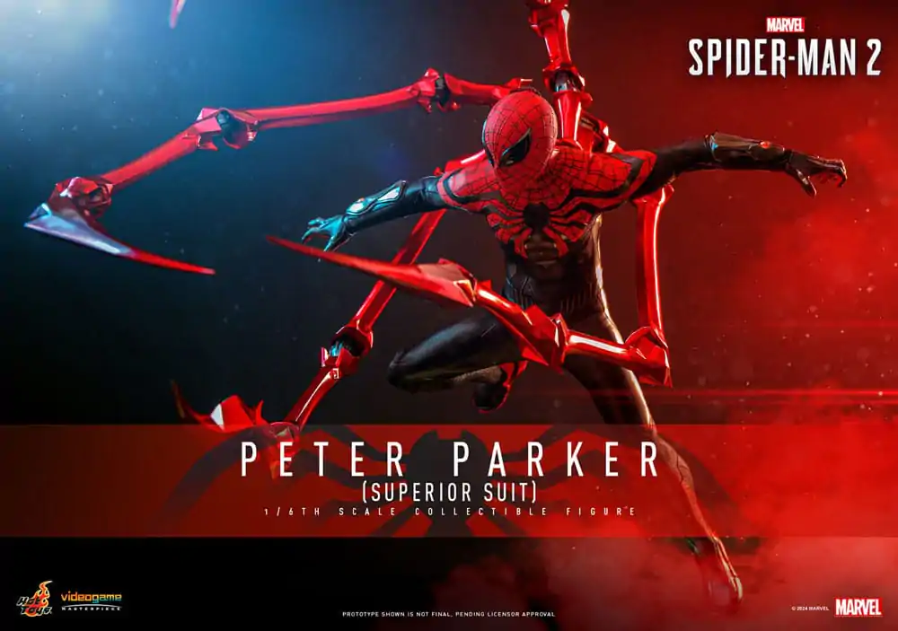 Spider-Man 2 Video Game Masterpiece akcijska figura 1/6 Peter Parker (Superior Suit) 30 cm fotografija izdelka