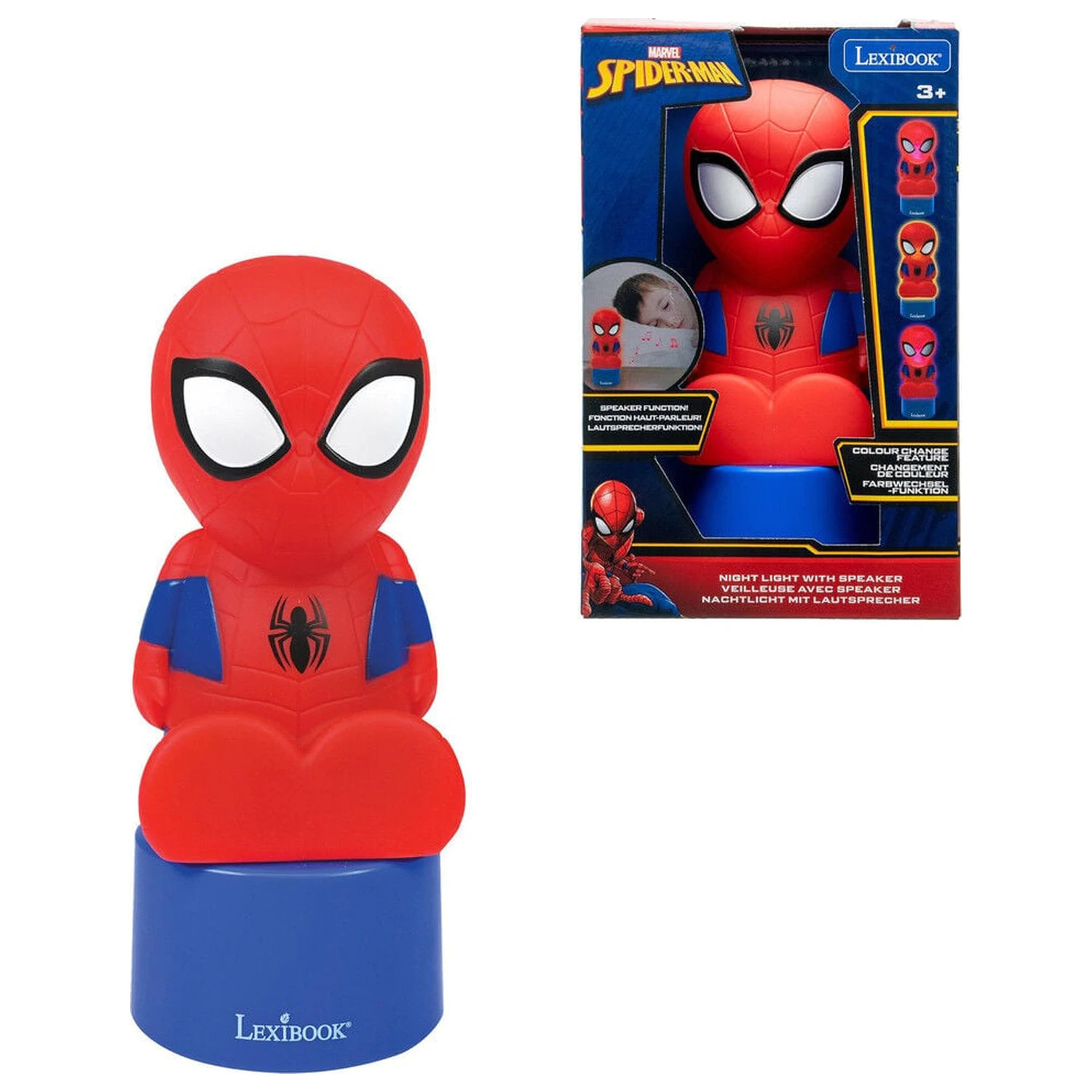 Marvel Spiderman 3D nočna lučka fotografija izdelka